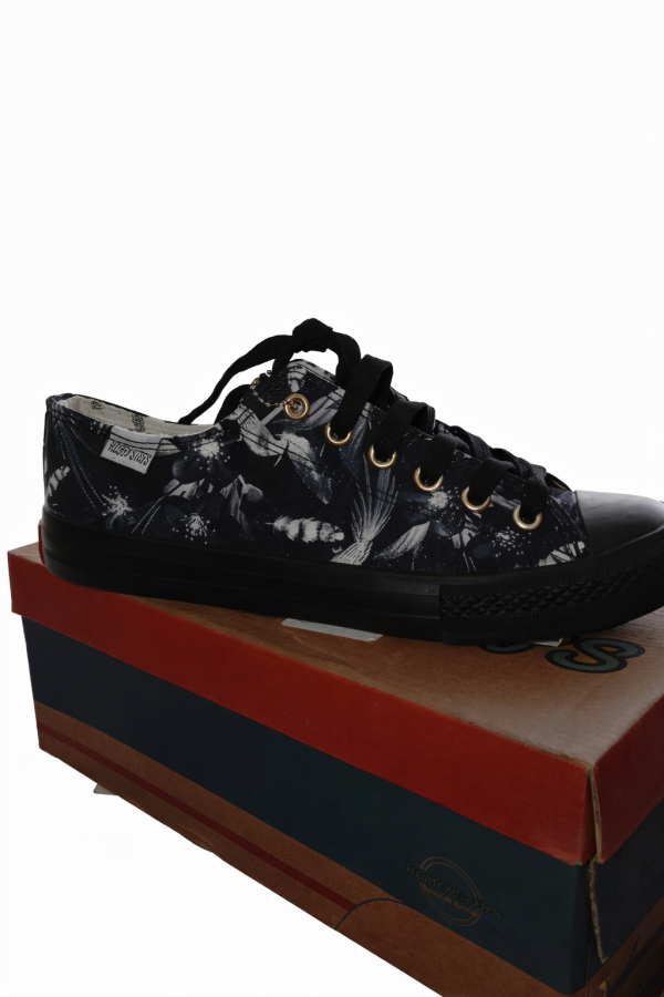 Zapatilla negra HARD ZAPATILLA HAPPY STEPS